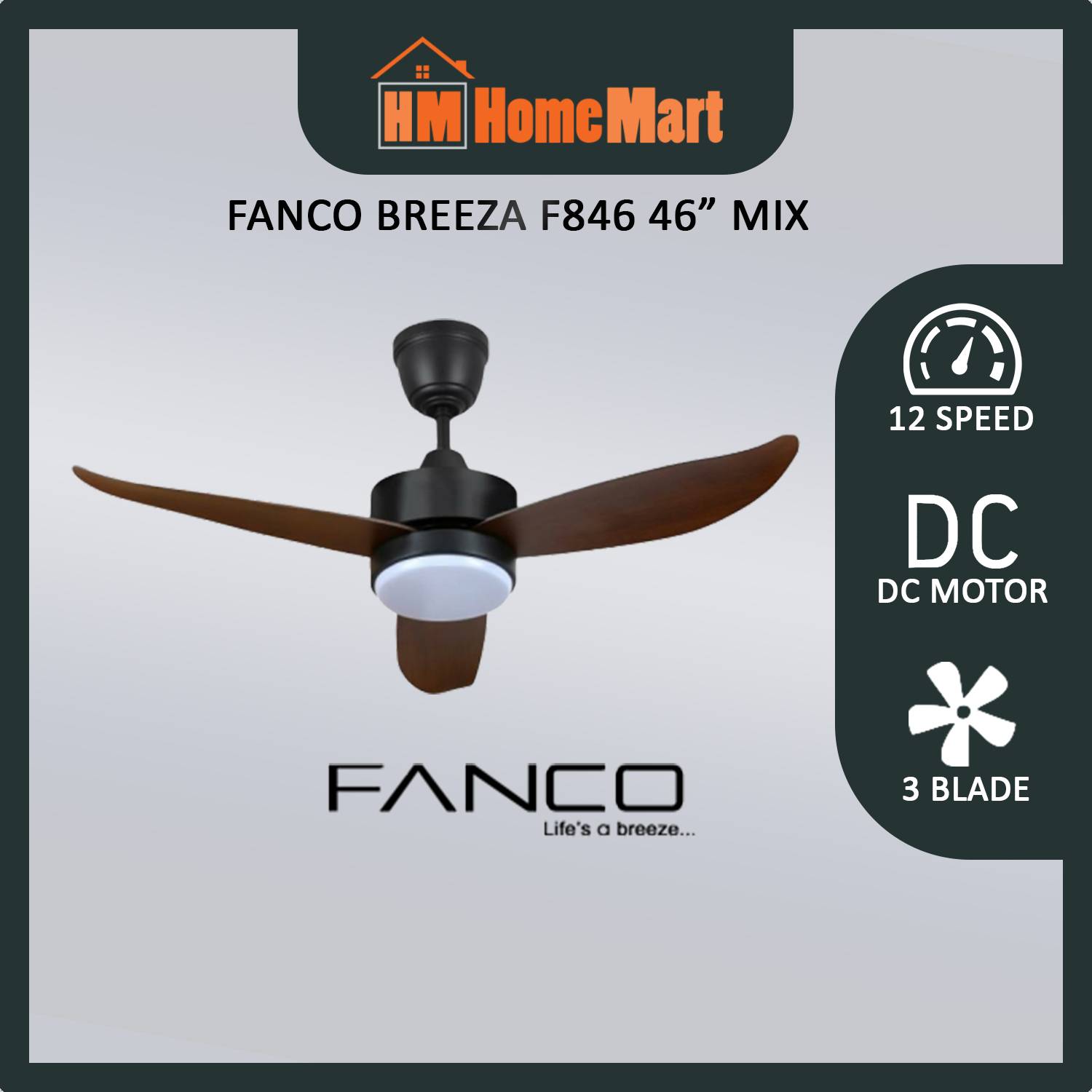 Fanco Ceiling Fan Malaysia Shelly Lighting