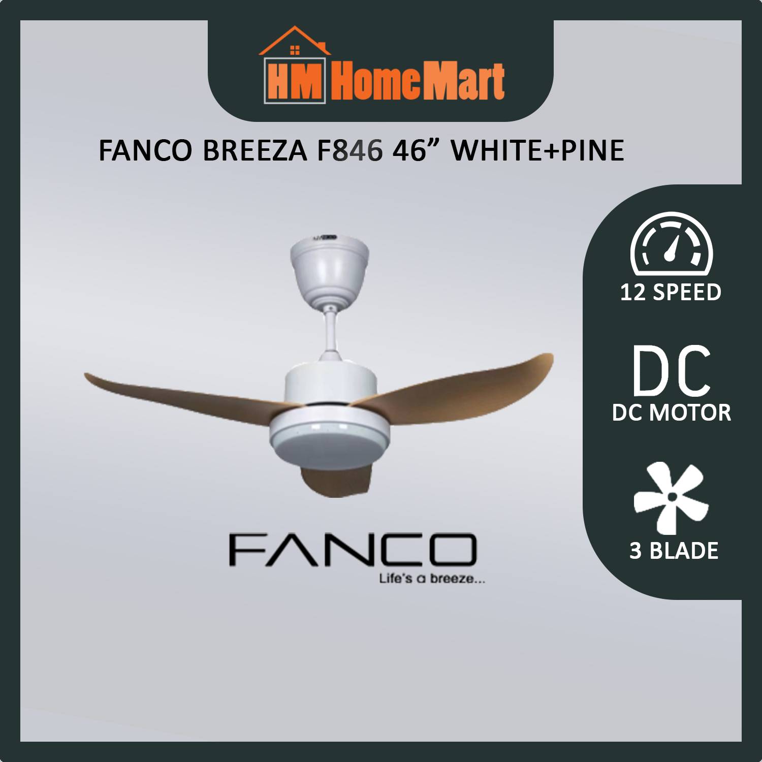 Fanco Ceiling Fan Malaysia Shelly Lighting